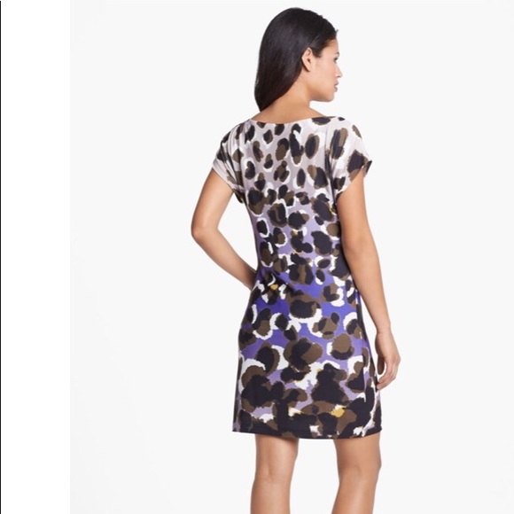 Trina Turk Cap Sleeve Jersey Dress - Picture 2 of 8